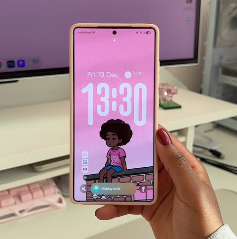Chill Girl Wallpaper - Cozy Aesthetic Phone Background