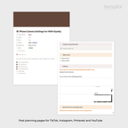 Notion Content Creator Dashboard Template