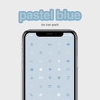 Pastel Blue Icon Pack