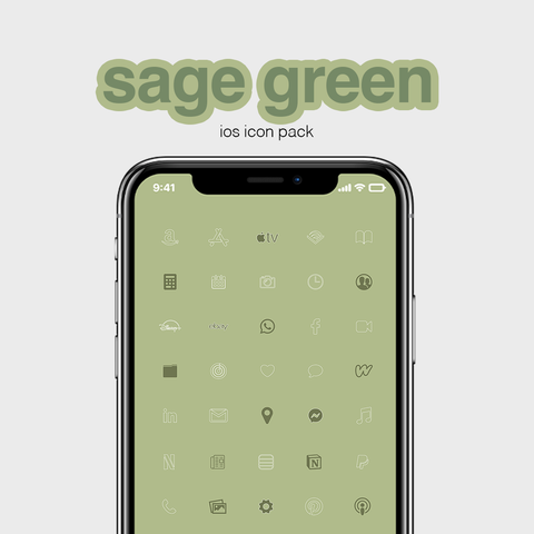 Sage Green Icon Pack